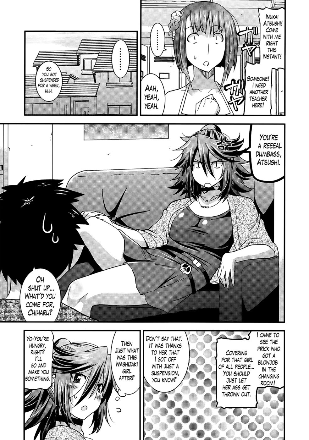 Hentai Manga Comic-Namaiki Oppai Banchou (Banka-Love)-Chapter 3-5